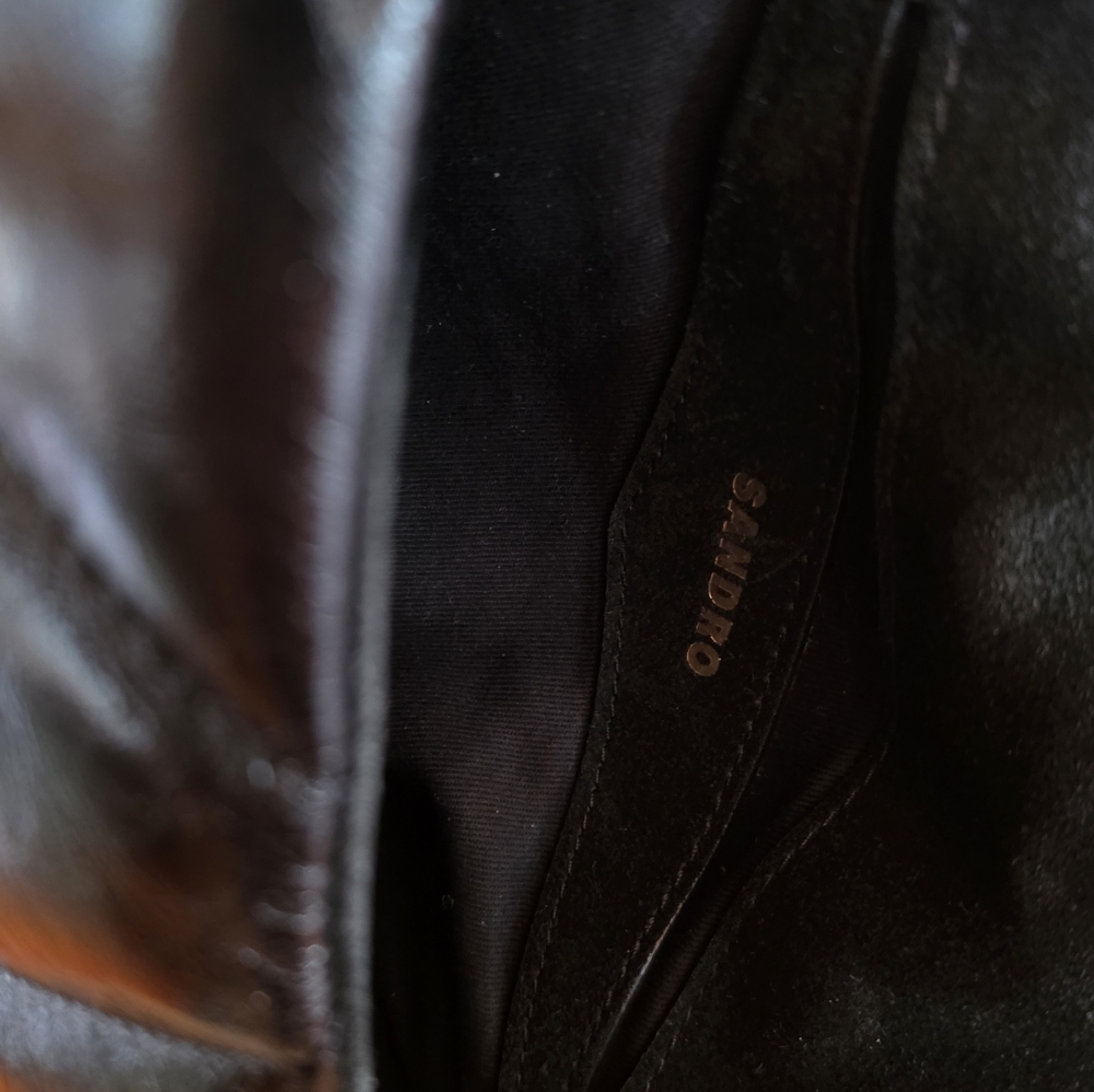 Sandro Mila Quilted Leather Bag - Picture 7 of 14